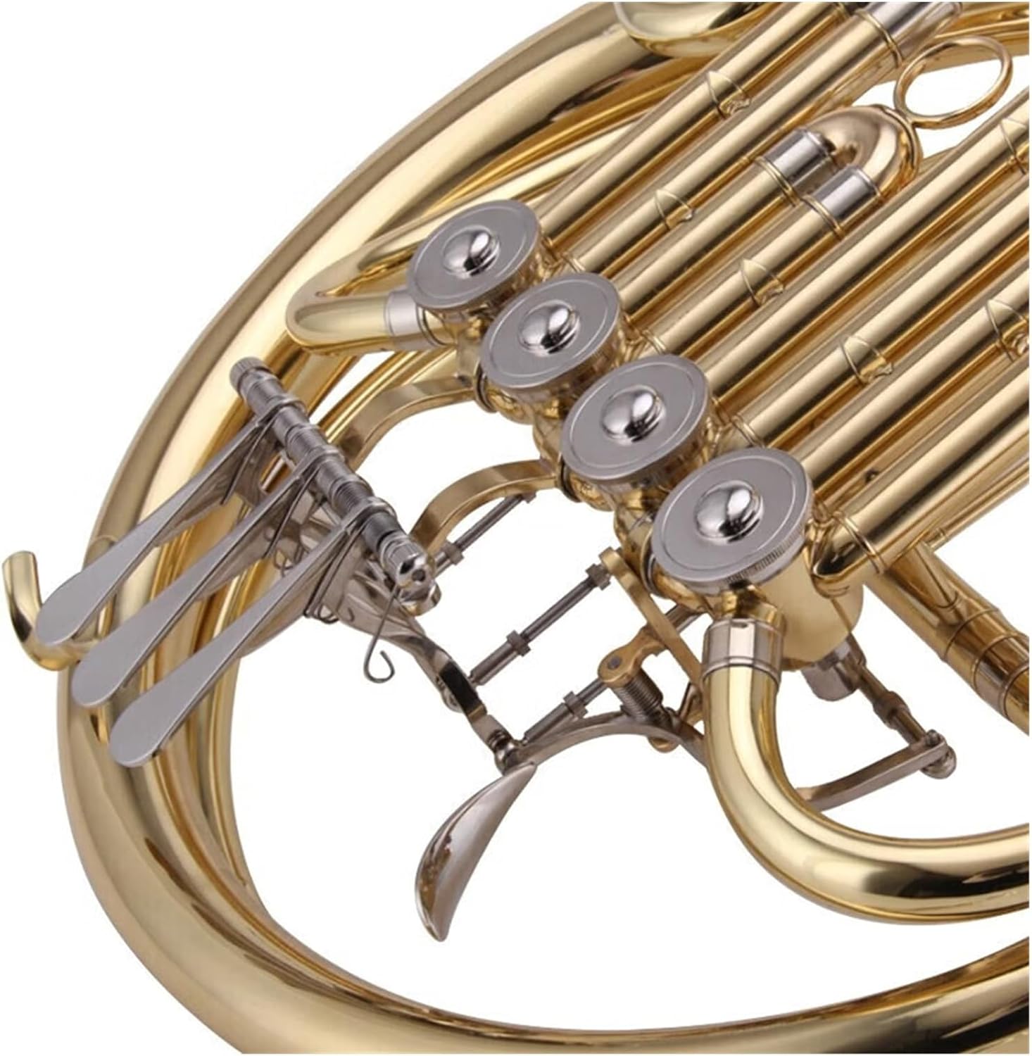 French Horn B flat 4 keys single row professional beginners playing musical instruments
