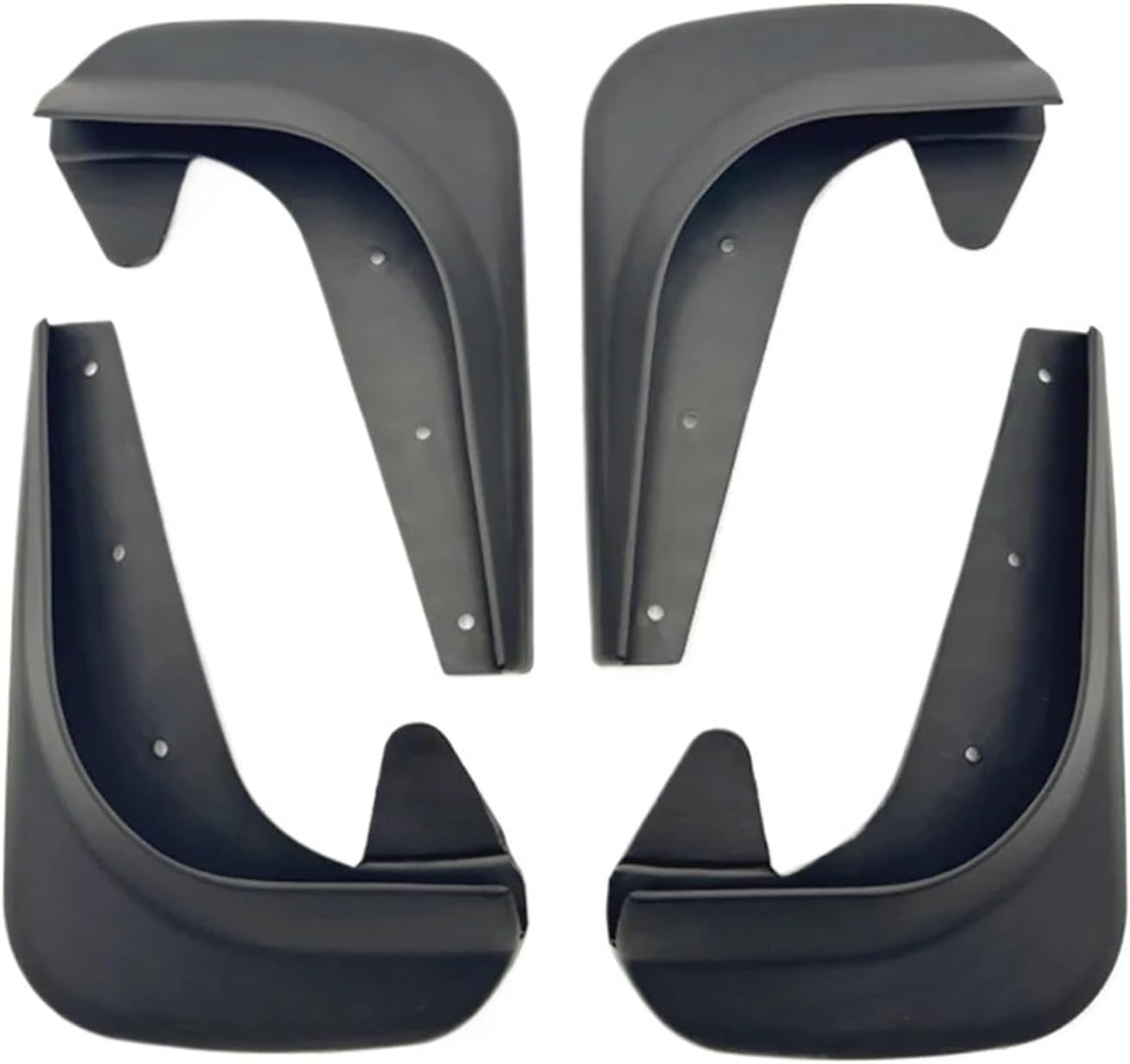 4pcs Set Car Tire Fender Universal Front Rear Wheel Mud Flaps Splash Guards MudFlaps With Screw Automobile Protector Accessories