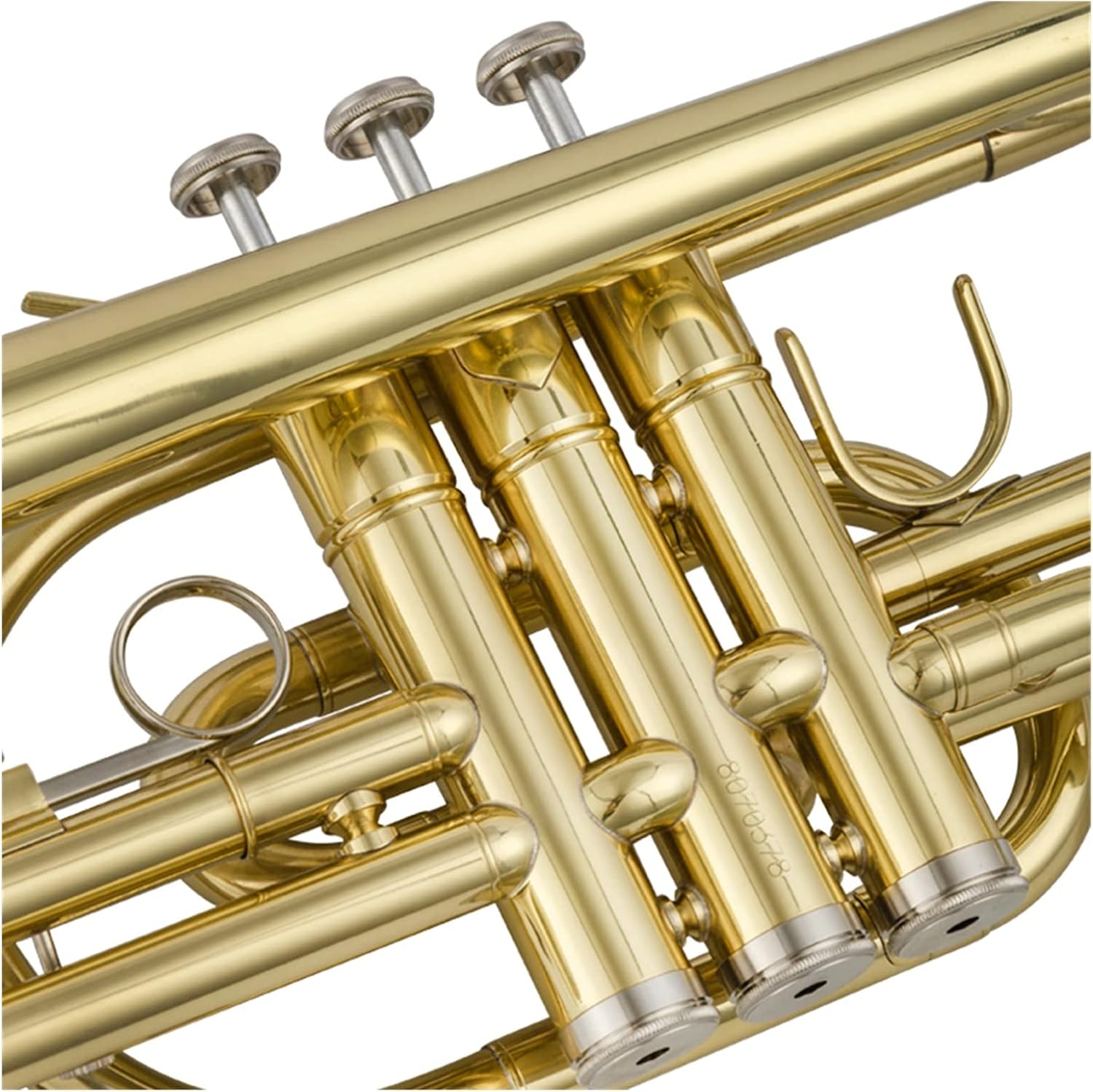 Student Trumpet Trumpet Cornet Musical Instrument Professional Brass Tube Body B-Flat Lacquered Gold Cornet