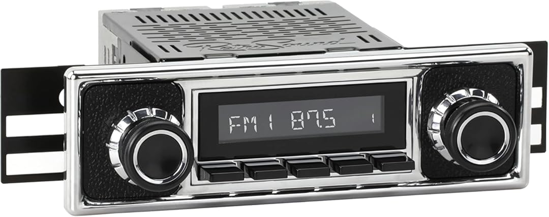 Retro Manufacturing LCB-308-409-39-78 Long Beach Radio for Classic European Vehicles, 1 Pack