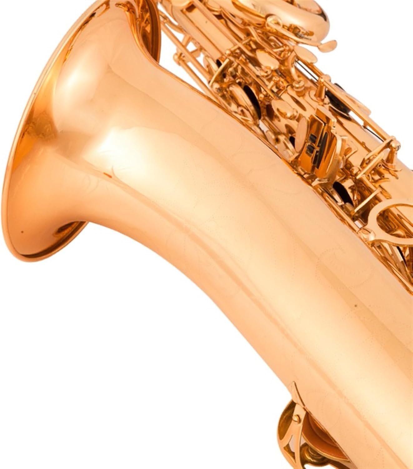 Baritone Saxophone In E Flat Woodwind Instrument For Beginners Professional Playing Gold