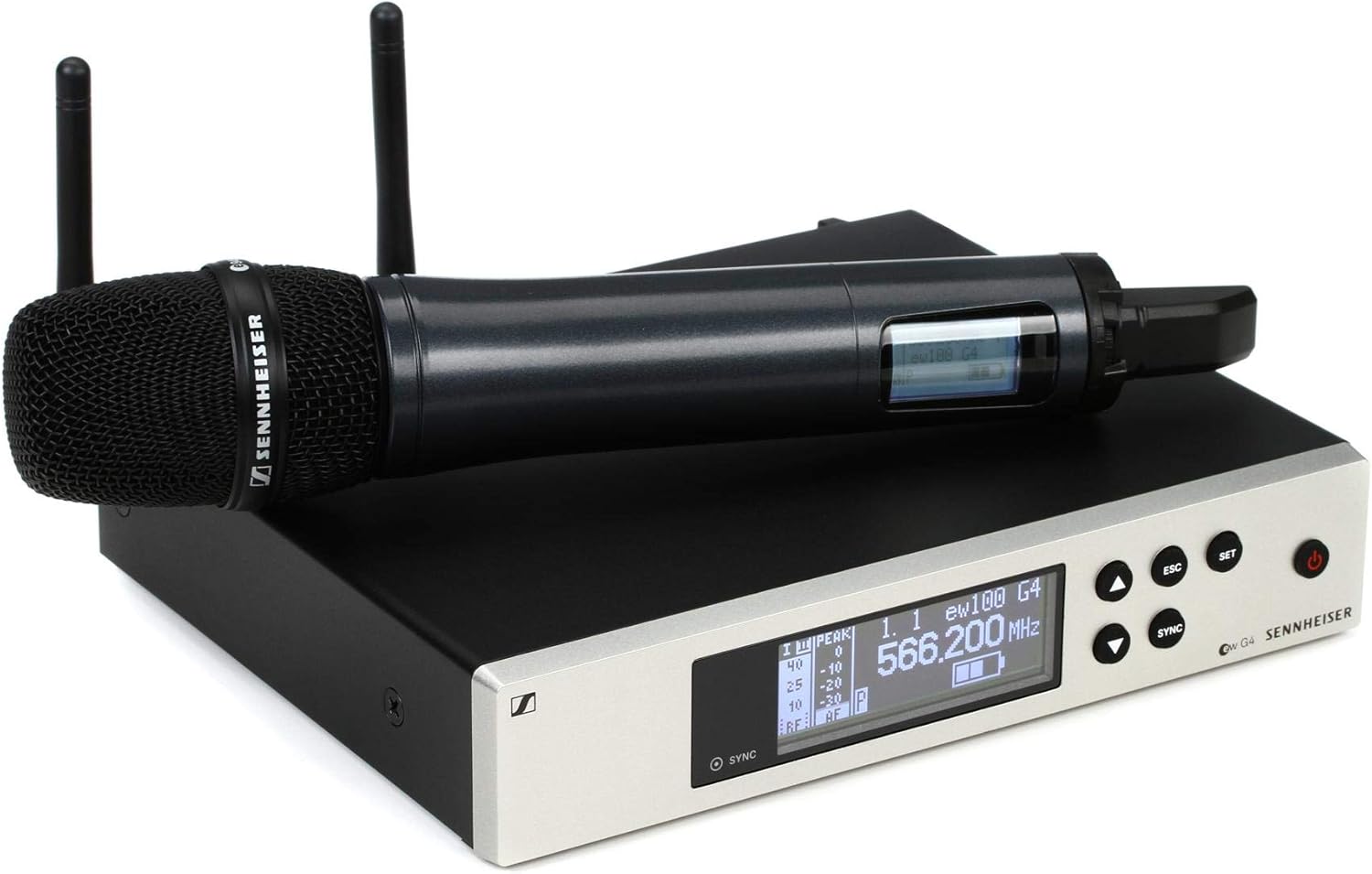 Sennheiser XLR Wireless Microphone System, Rugged All-In-One, Up to 100m Transmission Range, Easy Infrared Synchronization, 20 Compatible Channels