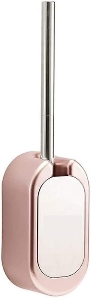 Toilet Brushes Toilet Brush and Holder Wall-Mounted Toilet Brush and Bracket Bathroom Toilet Brush Stainless Steel Handle Plastic Plating Toilet Bowl Brush Set Toilet Brush Holder Toile