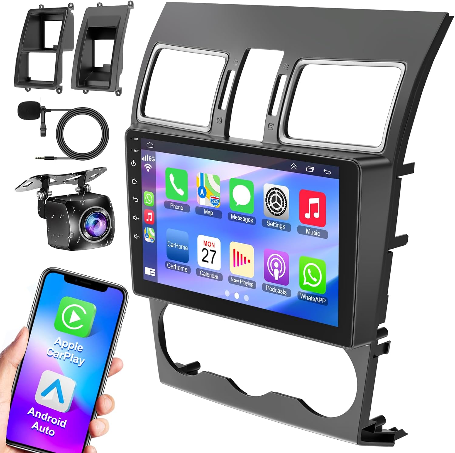 Car Radio for Subaru Forester WRX Impreza STi 2016-2018 with Wireless Carplay & Android Auto, 9