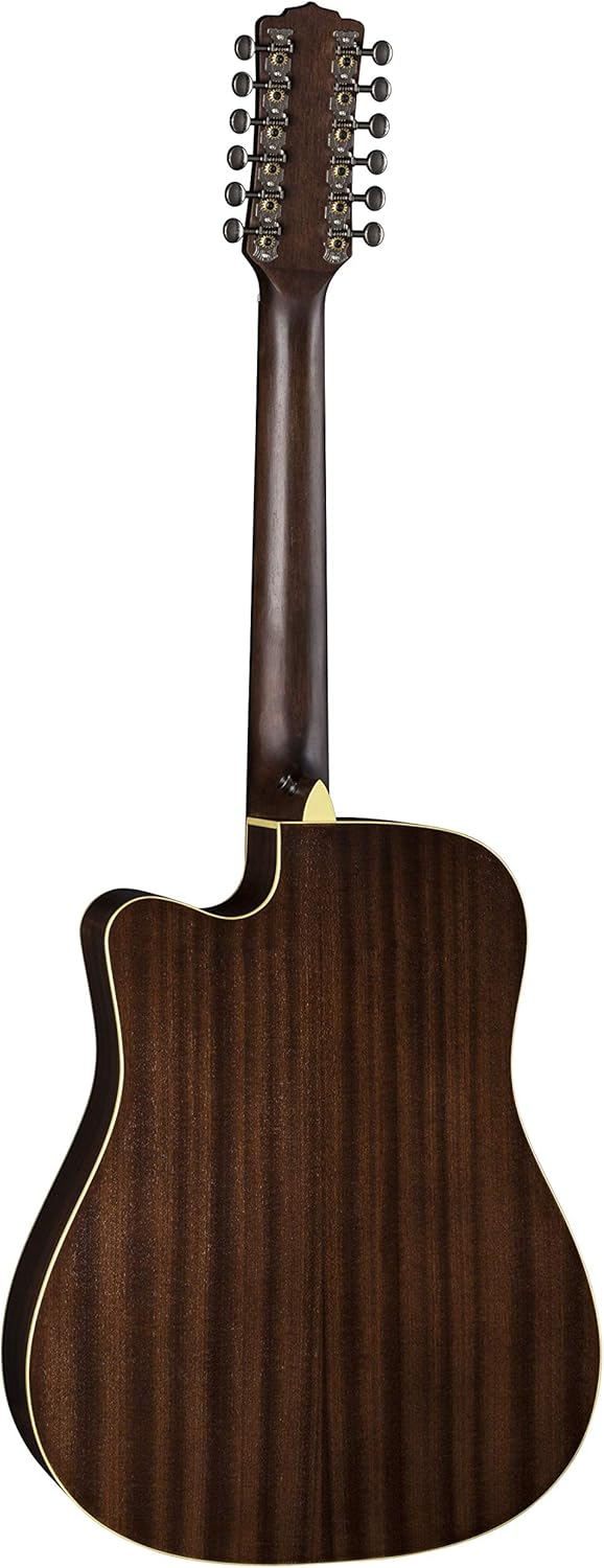 Luna Guitars Art Vintage Dread Solid Top 12 String A/E Guitar, ART V DCE 12