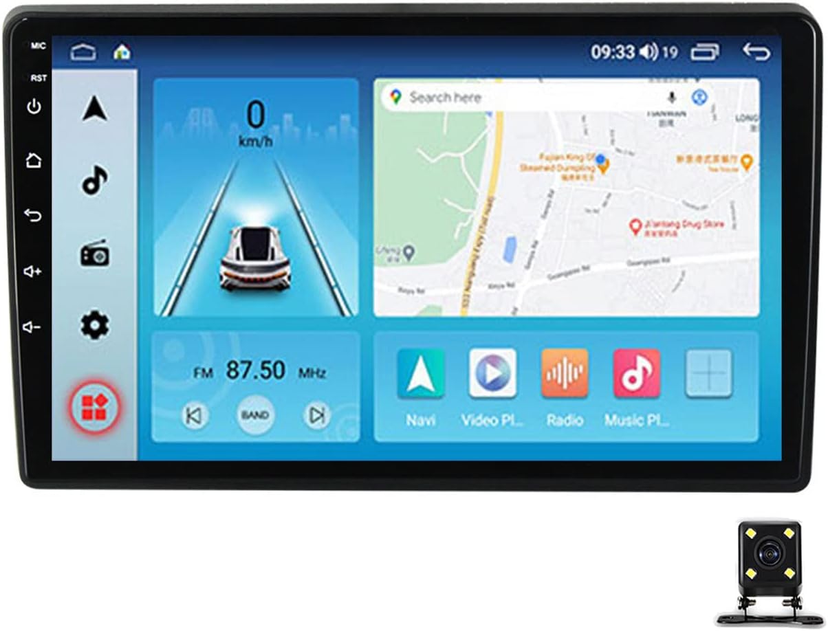 9 Inch Double Din Car Stereo Audio Bluetooth MP5 Player for Hyundai I40 2016 Multimedia Radio with Backup Camera Support Steering Wheel Control/Carplay/Mirror Link/FM