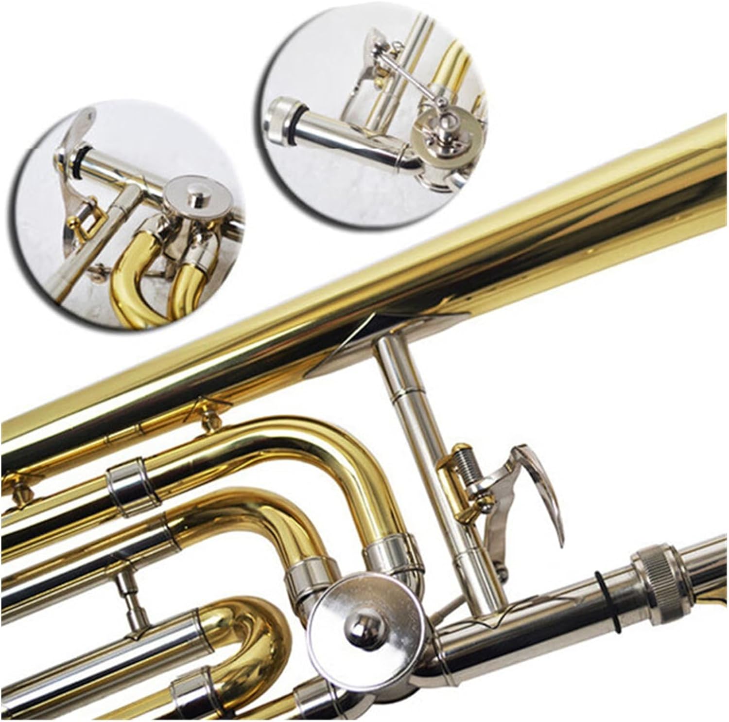 Professional B flat trombone instrument suitable for adults
