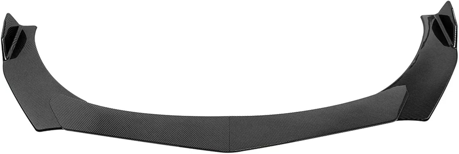 Compatible for Fiesta S SE ST 2011-2019 Car Front Bumper Lip Body Kit Canard Lip Diffuser Spoiler Anti Scratch Guard Body Shovel(Carbon Fiber)