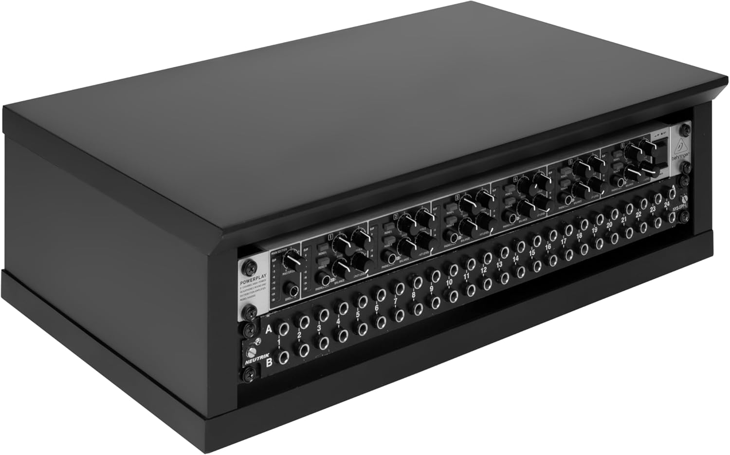 Gator Frameworks Elite Furniture Series 2U Wood Desktop Studio Rack in Standard Black Finish (GFW-ELITERK-2U-BLK)