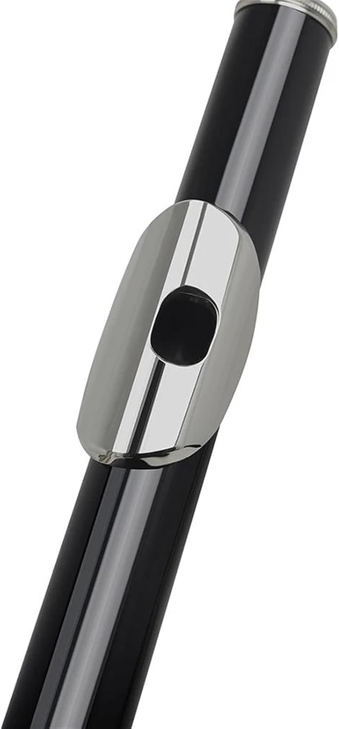 VBDEFRT 16 Hole Flute Woodwind Instrument Black C Key Brass Flute With Leather Box Musical Instrument Accessories