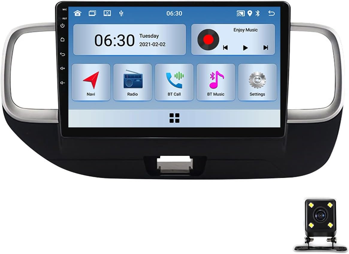 DEHIWI Car Stereo Multimedia MP5 Player for Hyundai Venue 2019~2020 Car Audio with Rear View Camera FM Radio 9 Inch Touch Screen Stereo Support Bluetooth/SWC/USB/Mirror Link/Carplay/Auto