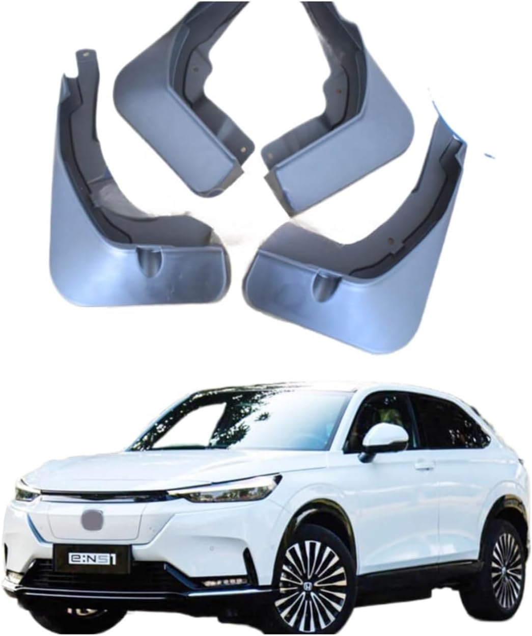 4PCS/Set Compatible for Honda XRV XR-V E-NS1 2023 2024 Mudguards Mudflaps Mud Flaps Splash Guards Fenders Car Front Rear Accessories