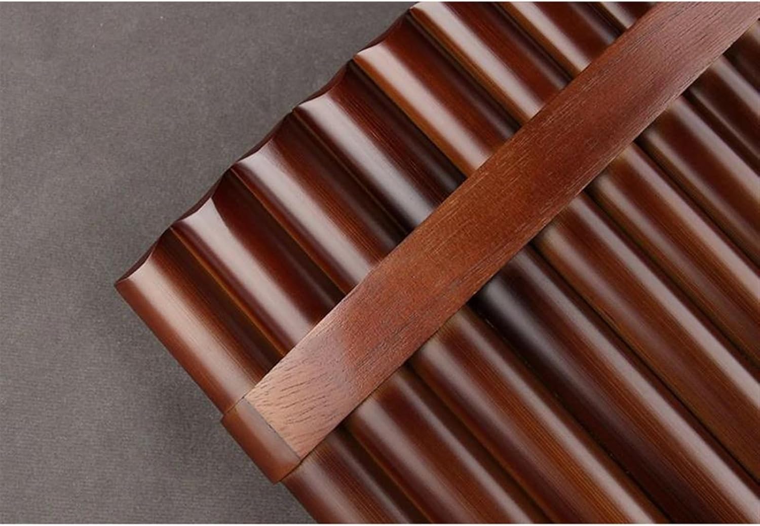 pan flute for beginners Chinese Traditional Musical Instrument 22 Pipes Pan Flute G Key Pan Pipes Woodwind Instrument Pan Flute (Color : Right)