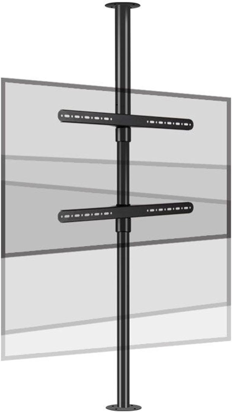 corner tv wall mount,tv mount, LCD TV 360 Degree Hanger, Fits 32-75inch LED Screen Display Adjustable Tilt Swivel TV Ceiling Mount, Partition Wall Rotating Rack Rotating TV Cabinet Rotating Base (Size