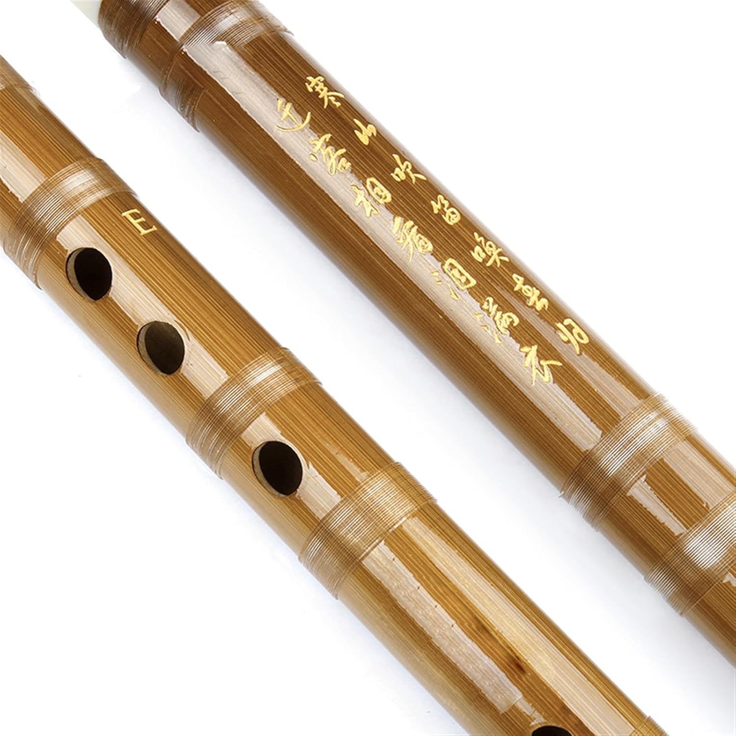 Bamboo flute, Bamboo Flute C/D/E/F/G Key Professional China Musical Wood Instrument Chinese Dizi Transversal Brass Beginners bamboo flute(G)