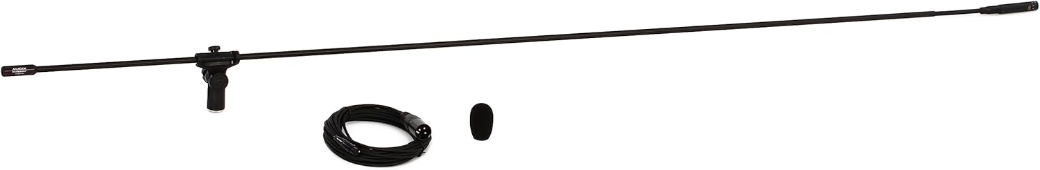 AUDIX MicroBoom MB5050 50-inch Cardioid Mini Condenser Boom Microphone System for Overhead Recording
