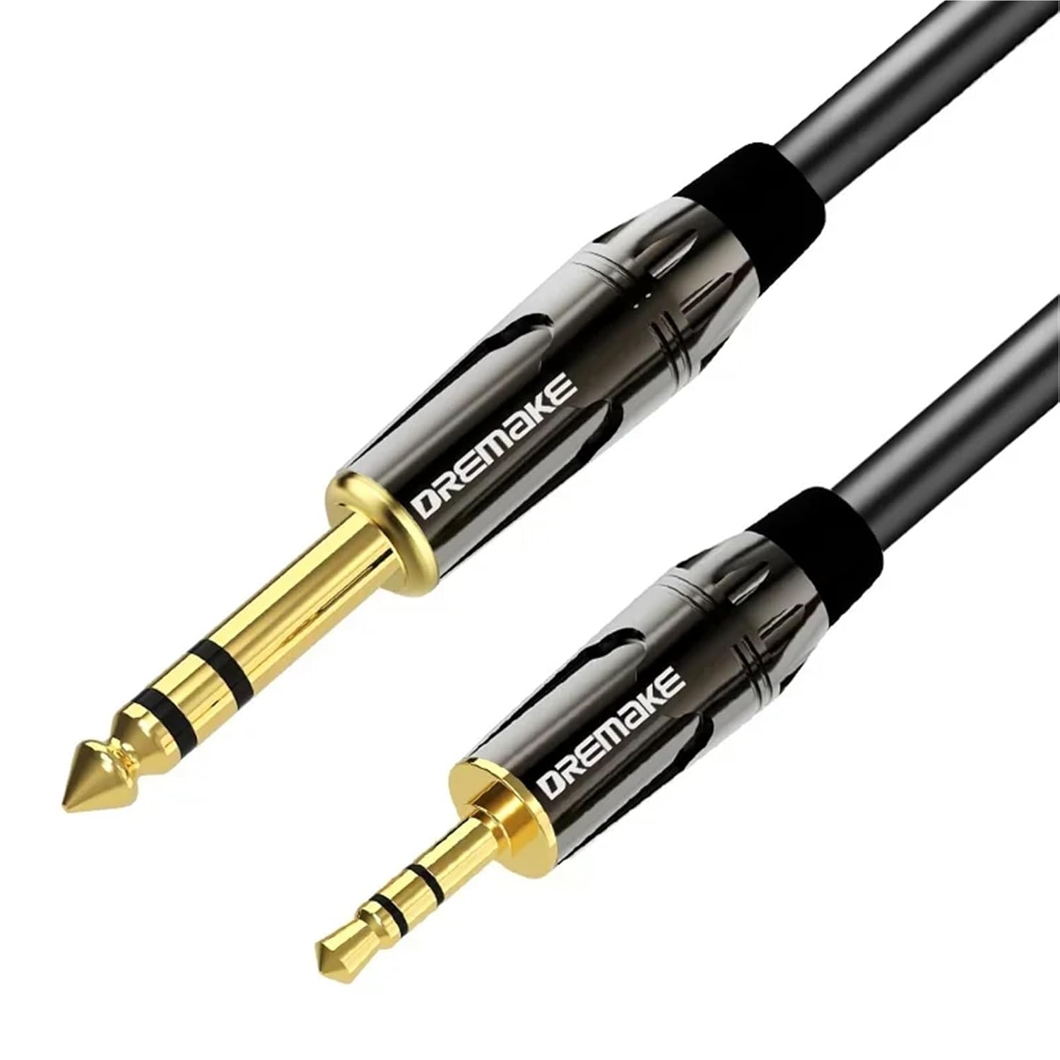 3.5mm Audio Cable Stereo Aux 3.5mm Male to Male TRS Cable for Subwoofer Headphones Car Home Stereo Speaker iPhone IPad iPod(3.5 to 6.5,8M)