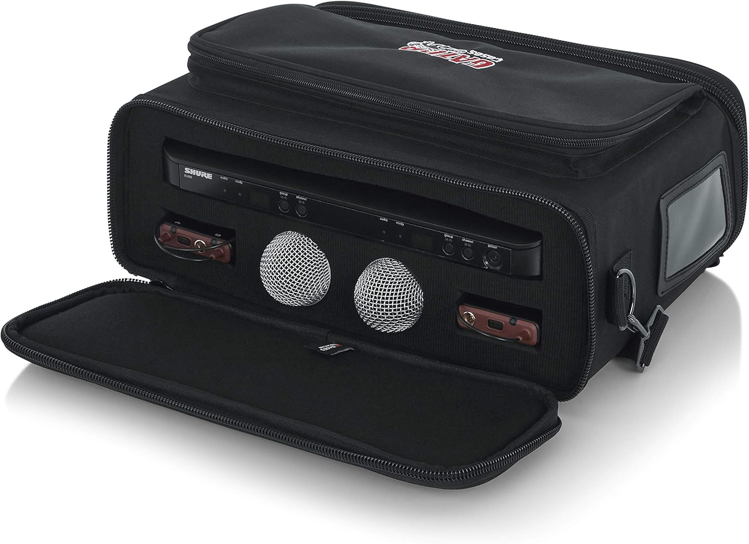 Gator Cases Wireless System and Speaker Stand Carry Bags - Holds BLX System, Mics, Body Packs, and 50