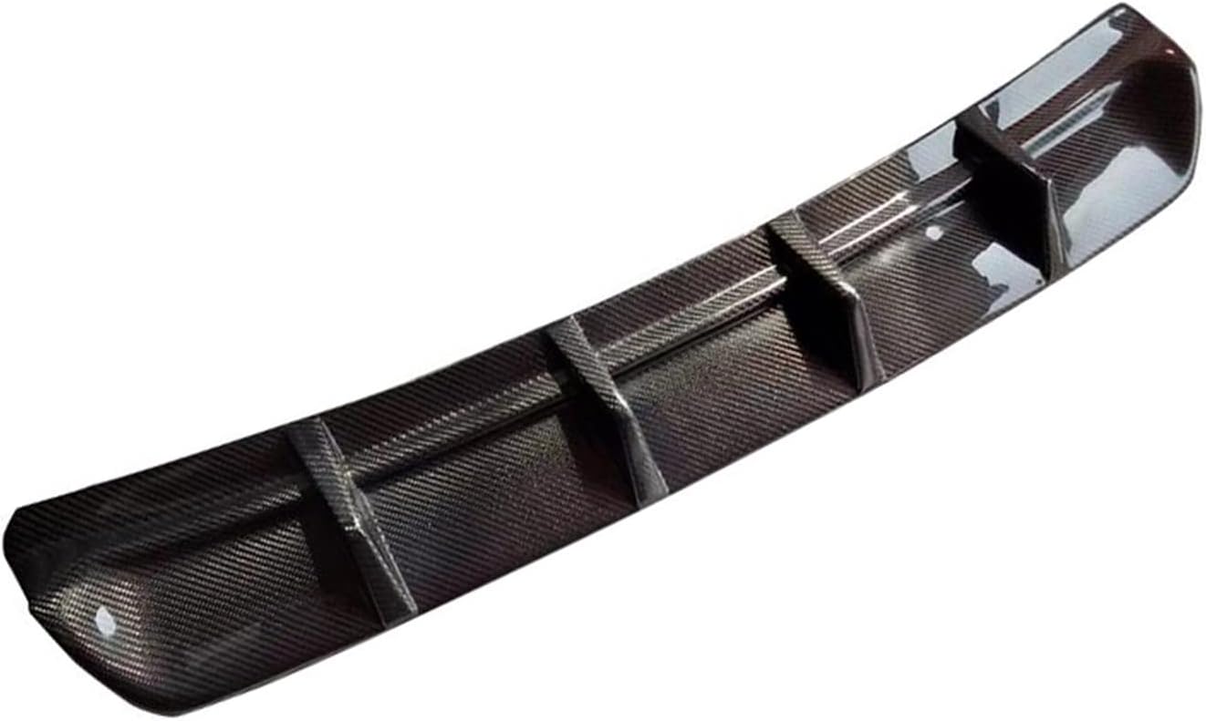 Carbon Fiber Car Rear Bumper Diffuser Lip Spoiler Compatible For Maserati Ghibli 2014-2017 Add On Rear Bumper Diffuser Lip Spoiler