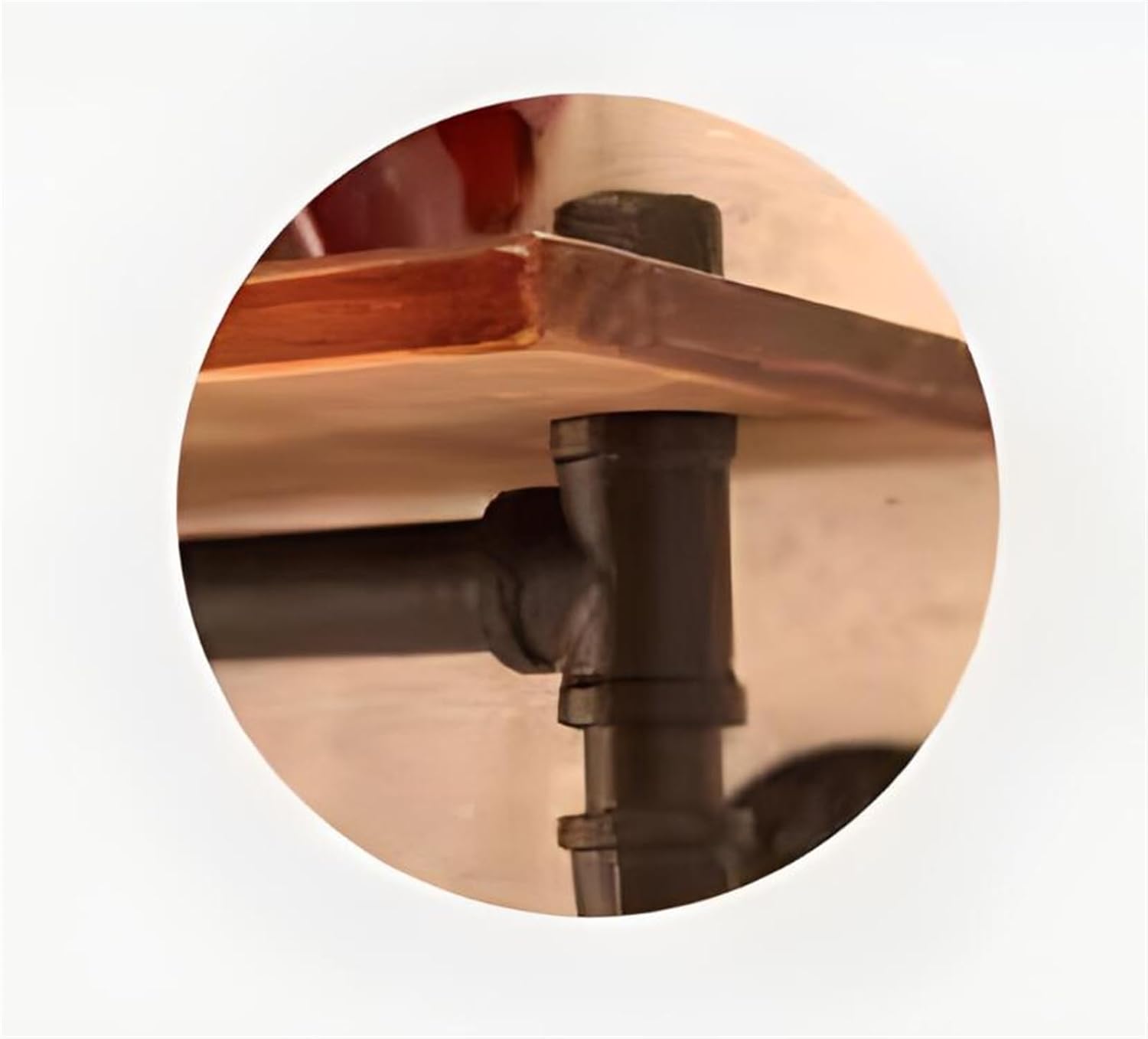 Rustic Floating Shelves Wood Industrial Iron Pipe Shelf Wall Mount Bookshelf Storage Floating Shelf Shelving (Color : 105x65x20cm, Size : Retro Color)