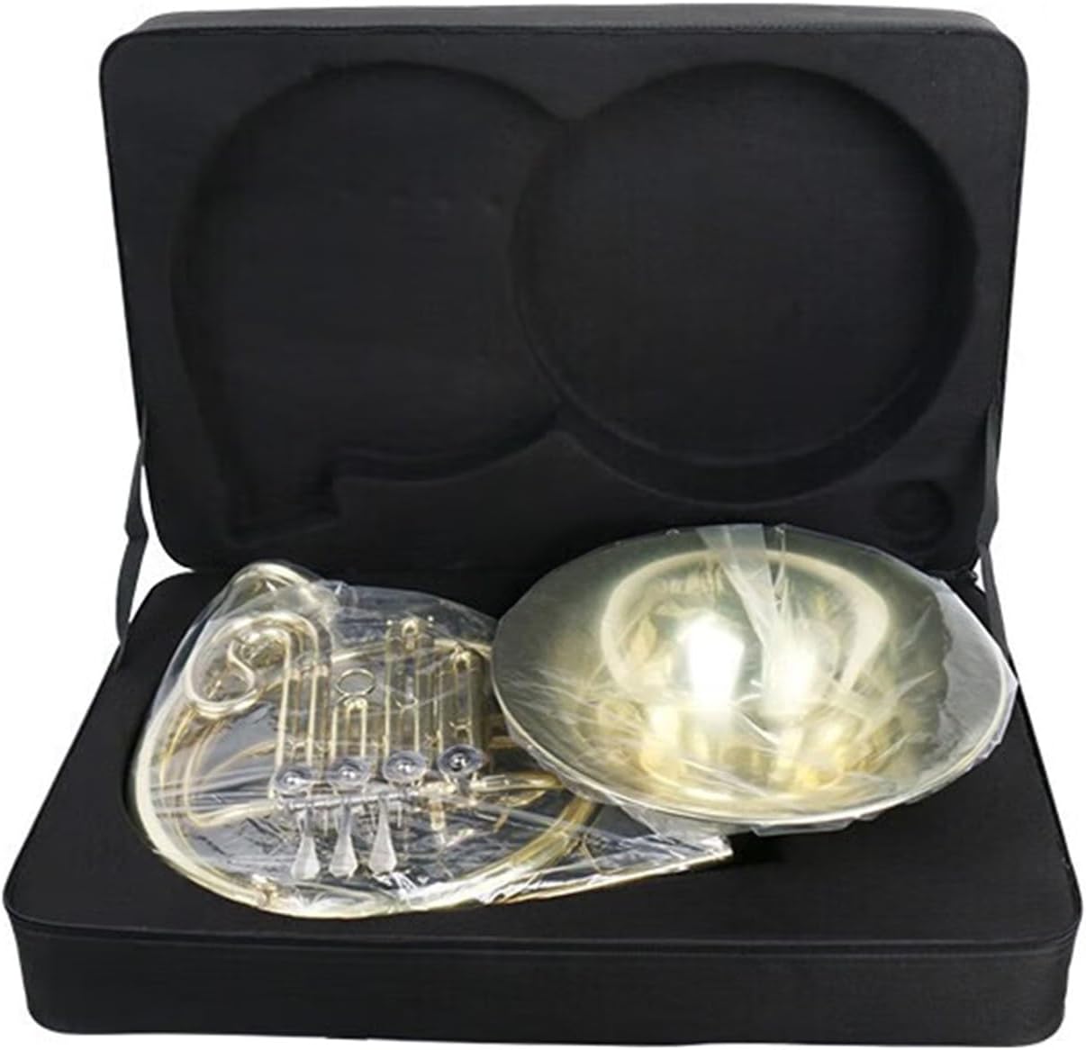 French Horn Brass Instrument 4 Key Double Row