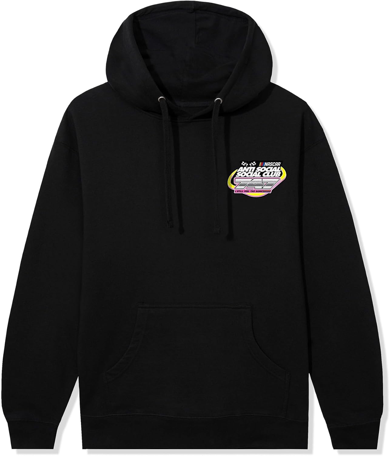 Anti Social Social Club unisex-adult Assc X Nascar 747 Hoodie-black