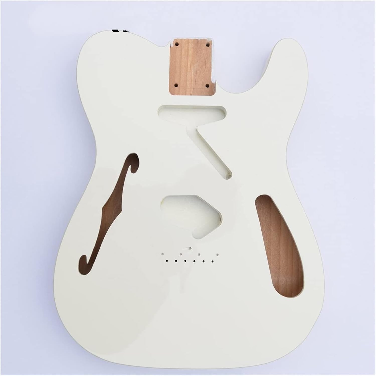 FLFL Alder Wood Real Full Nitro Finished Guitar Body Vintage White for TL Electric Guitar Body Unfinished Guitar Kit