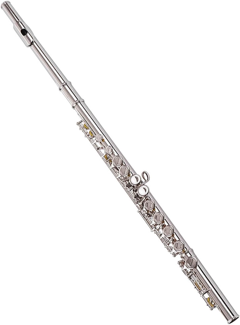 Flute 16 Hole Closed Hole Flute Flute in C Key Cupronickel Woodwind Flutes Musical Instruments
