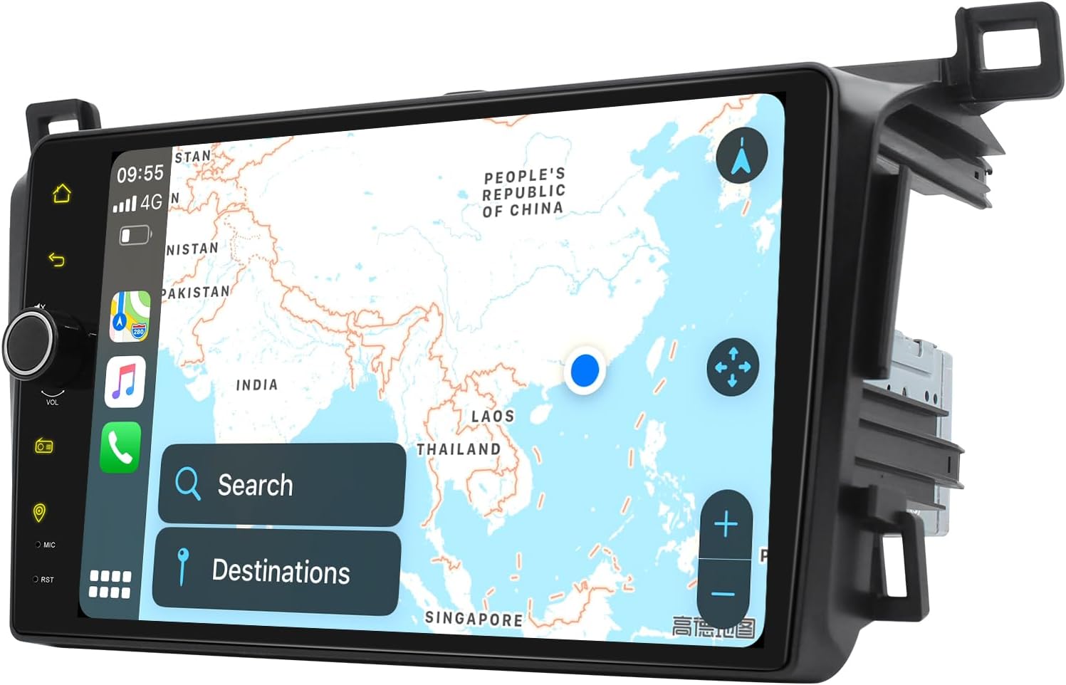 JOYING Car Stereo Carplay for Toyota RAV4 Radio 2013-2018 Android 12 Head Unit 9 inch Touch Screen 8GB+128GB with Android Auto GPS Navigation Bluetooth Mirror Link DSP(JY-TZ186N8)