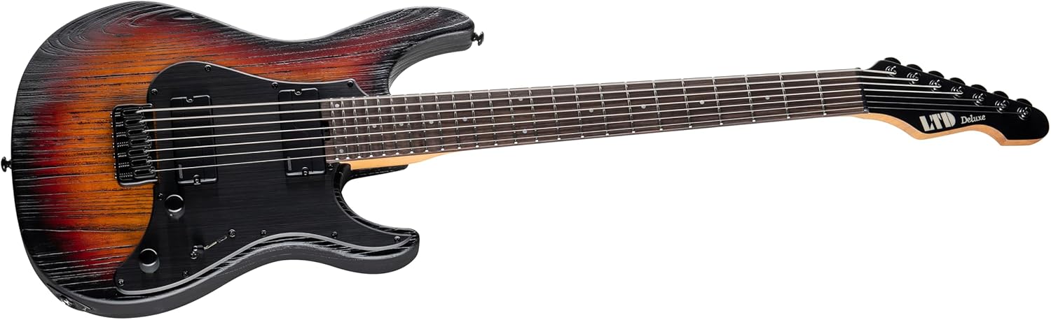 ESP LTD SN-1007 Baritone Guitar, Fireblast