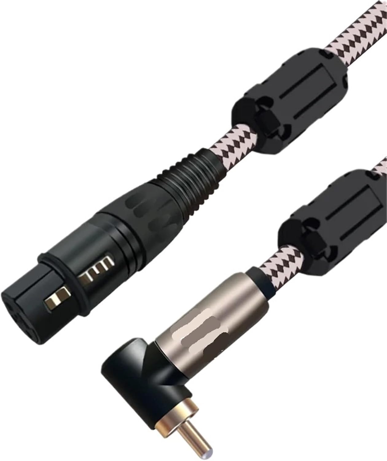 Female XLR to Male Shielded Audio Cable for Subwoofer Mixer Amplifier Microphone Speaker AV Cable 1M 2M 3M(Green,8m)