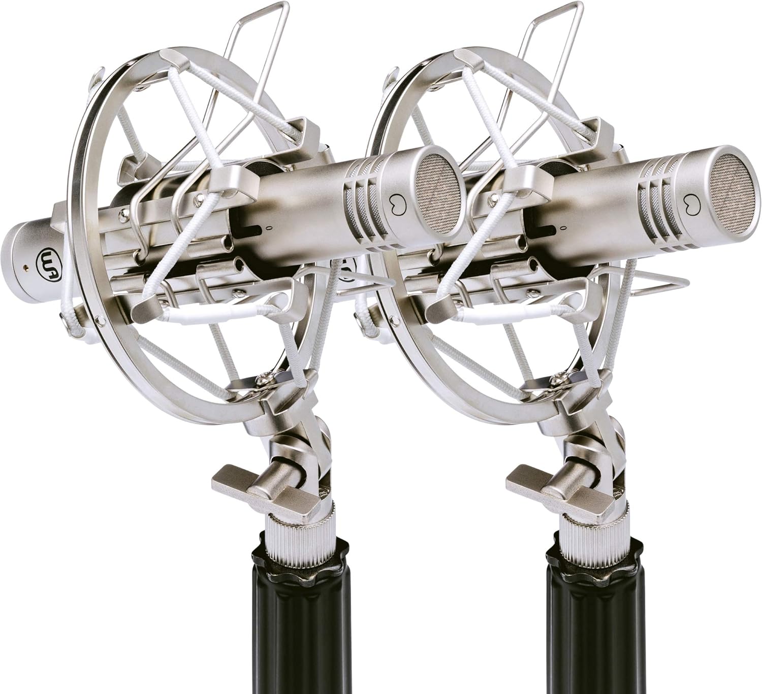 Warm Audio WA-84 Premium Stereo Package - Multi-pattern Small-diaphragm Condenser Microphone - Nickel (WA84NiMP-STd1)