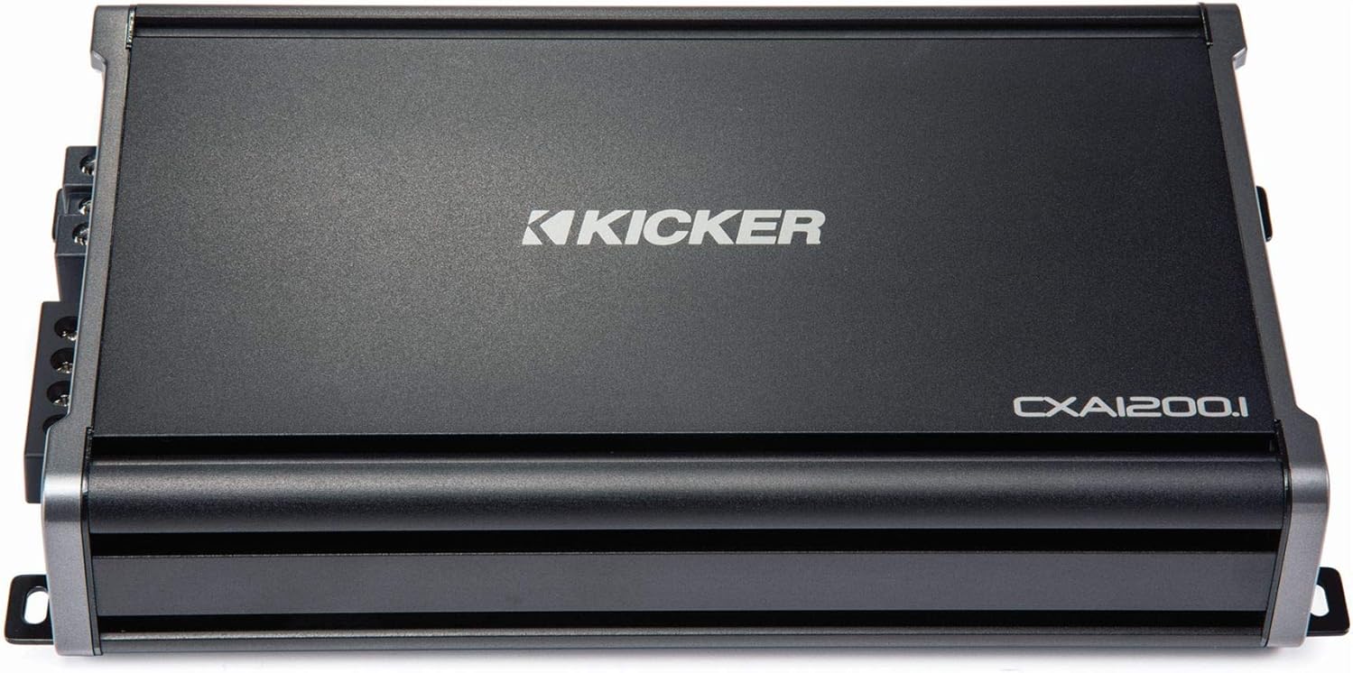 Kicker CXA1200.1 1200-Watt Mono Class D Subwoofer Amplifier