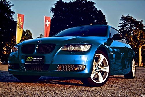 VViViD Blue Chrome Car Wrap Vinyl with Air-Free Channels (50ft x 5ft)