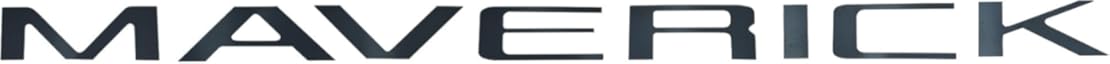 Putco Ford Maverick Tailgate Lettering Kit - Black Platinum - Fits Ford Maverick 2022-2026