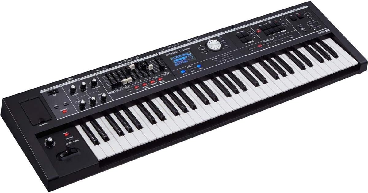Roland VR-09-B 'V-Combo' | Travel-Ready 61-Note Keyboard with All the Sounds You Need (VR-09-B)
