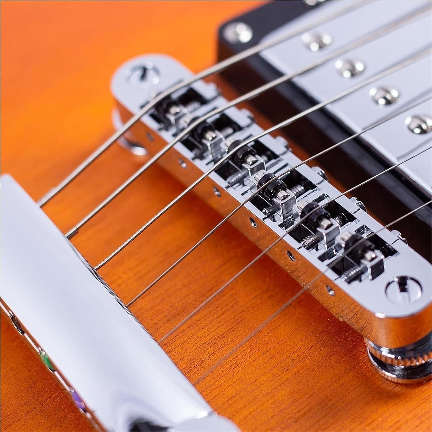 Beginner Electric Guitar Kits Semi Hollow Body Electric Guitar Matte Finished With Gigbag(Red)