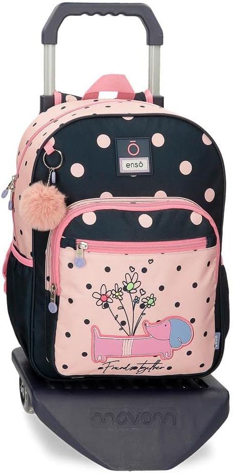 Enso Friends, Pink, 30 x 38 x 12 cm, Backpack 38 + Trolley