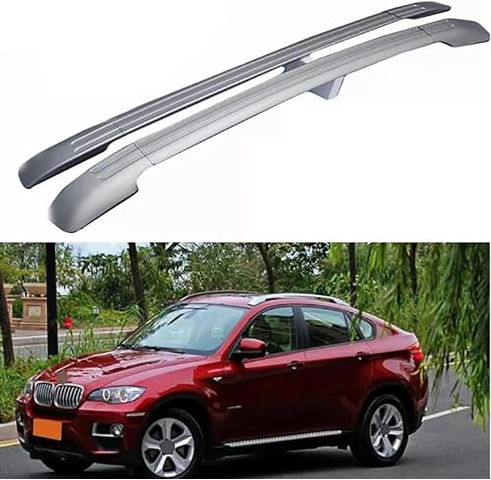 Car Roof Racks, for BMW X6 E71 2009-2014 Anti Theft Anti Rust Cross Bar Cargo Travel Baggag Transportrack, Auto Accessories