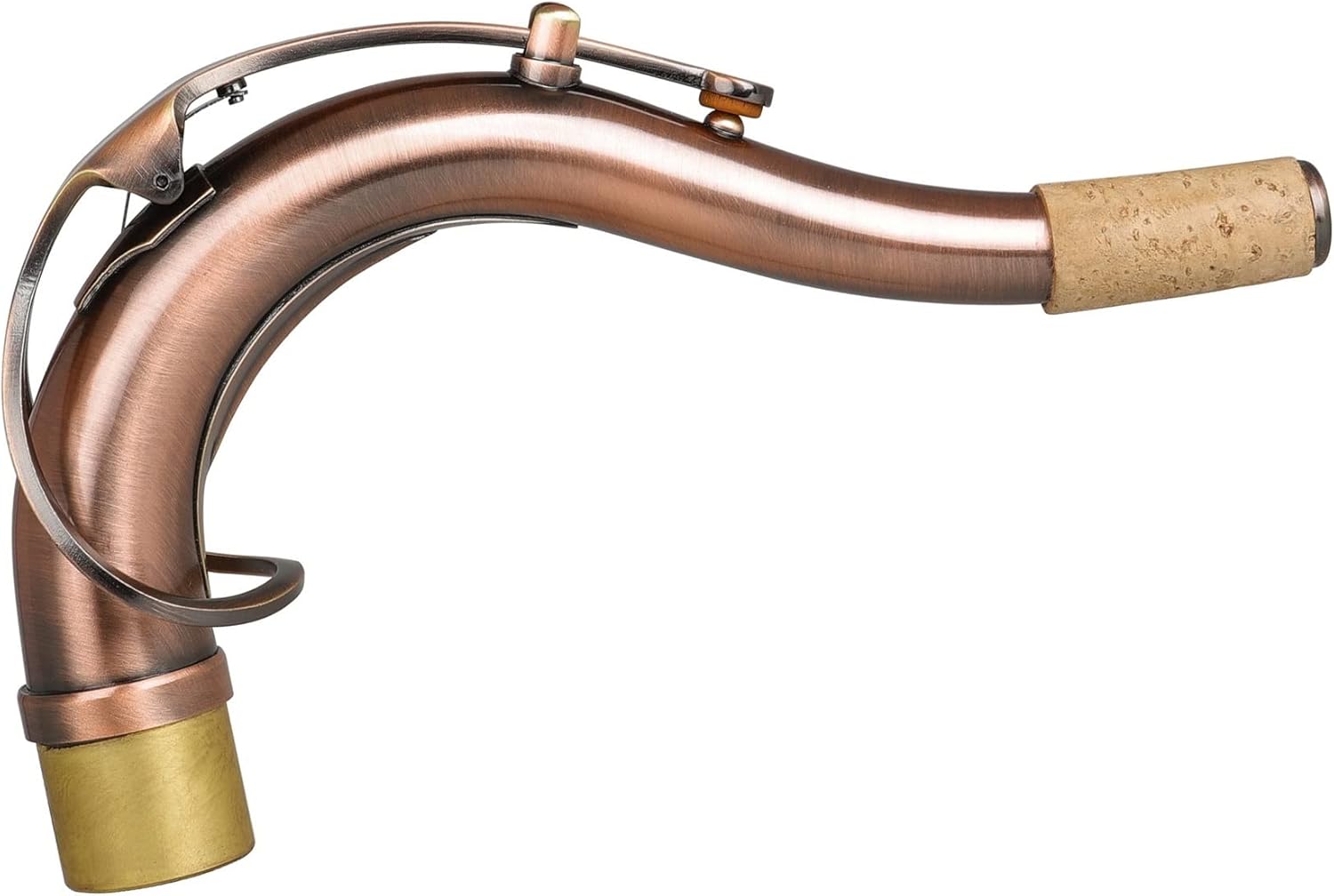 TSTS Tenor B-Drop Sax Bend Neck Sax Neck Tube Brass Material Wind Instrument Accessories Saxophone Replacement Parts