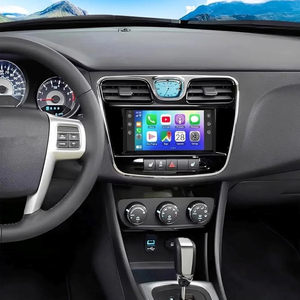 Car Radio Bluetooth for 2009 Dodge Caliber, with 7