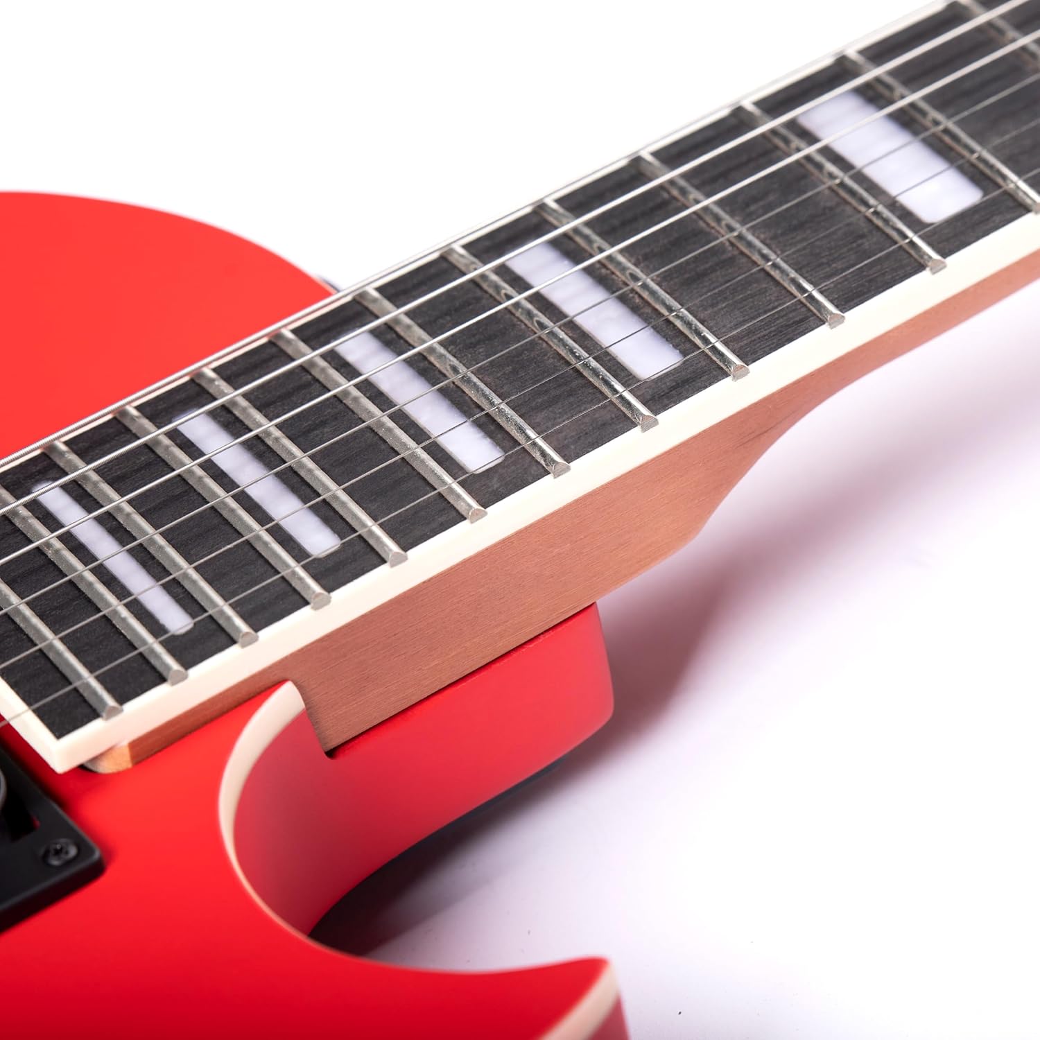 Grote LPS-01 LP Style Solid Electric Guitar Maple Neck Poplar Body (Red)