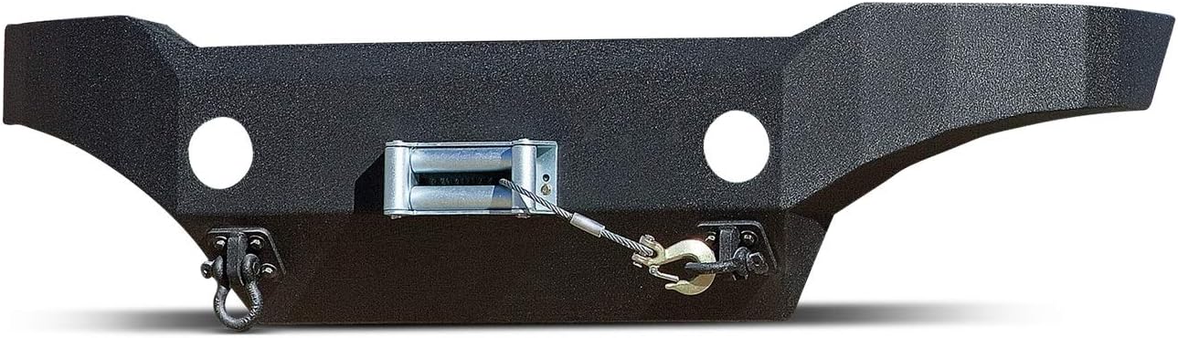 Body Armor 4x4 TN-19335 - Black - Steel Large Front Winch Bumper - 2007-2013 Tundra