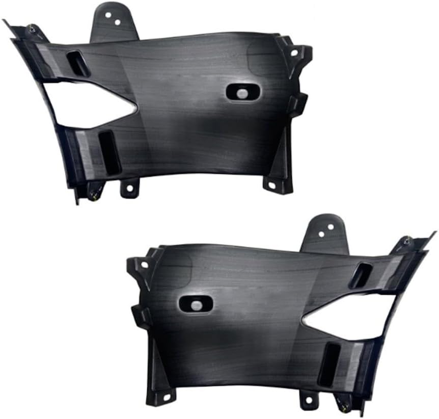 For Hyundai Santa Fe 2021 2022 Bumper Cover Air Duct Driver And Passenger Side | Pair | Front | HDPE Plastic | Replacement For HY1038171, HY1039171 | 191275832172, 191275832189