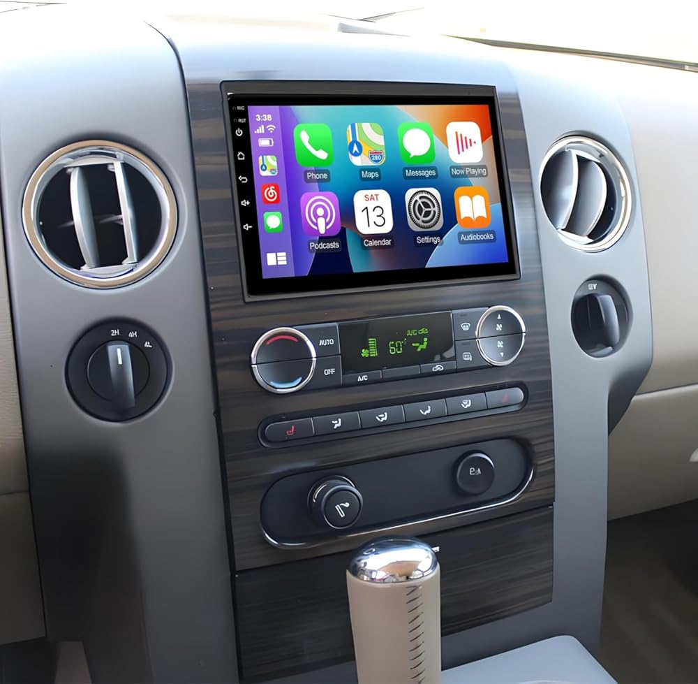 PHEZEN 7 inch Touchscreen Car Stereo Fit for Lincoln Mark LT 2006 2007 2008, Android 13 Double Din Car Radio with Carplay & Android Auto in-Dash Navigation BT Mirror Link WiFi Backup Camera 2+32G