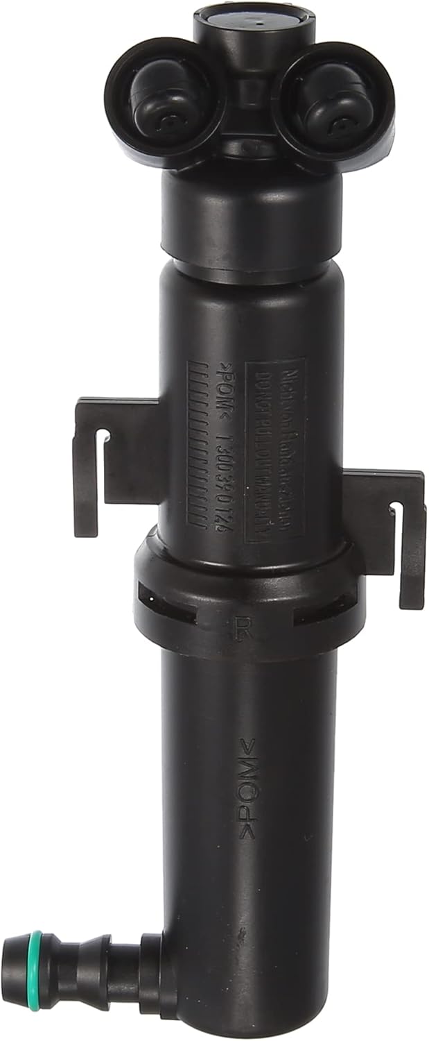 Front Right Headlight Washer Nozzle Jet Fit for Audi - 1 Pcs Black