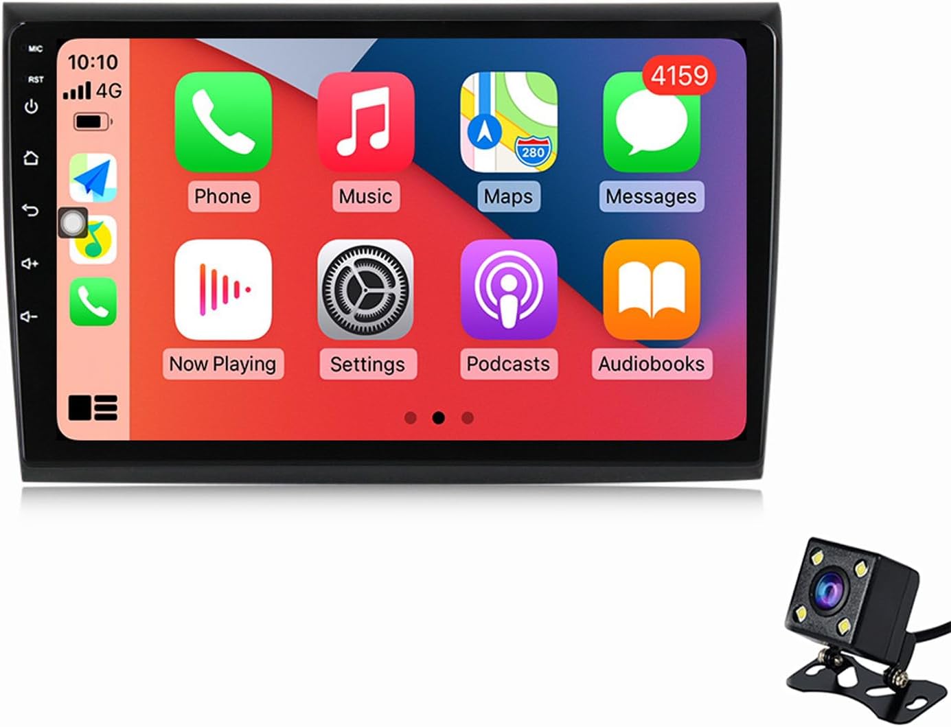 2 Din Head Unit Car Stereo with Backup Camera Bluetooth FM/AM Radio for Fiat Bravo 2007-2012 Support Wireless CarPlay Mirror Link SWC