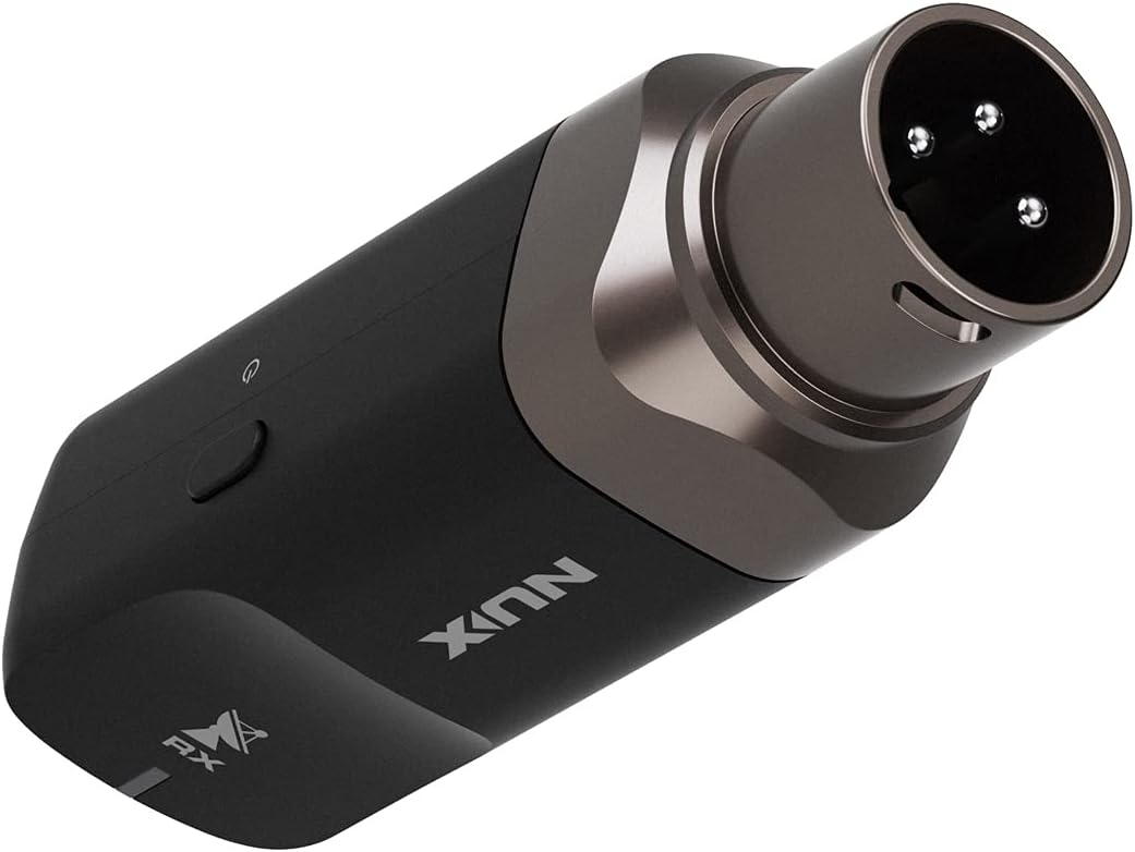 NUX B-6 Saxophone Wireless System with Charging Case,Operation Range of 20 Meters,High-Resolution 24- bit/44.1kHz Audio,2.4GHz Wireless Saxophone Microphone