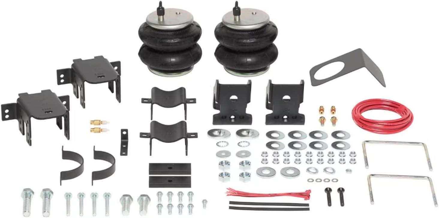 Firestone Airide 2550 Rear Air Springs Kit fits 1999-2004 F250 F350 and 2008-2010 F250 F350 | 5-100 PSI | No Drill Installation | Enhances Brake Effectiveness | Reduces Tire Wear