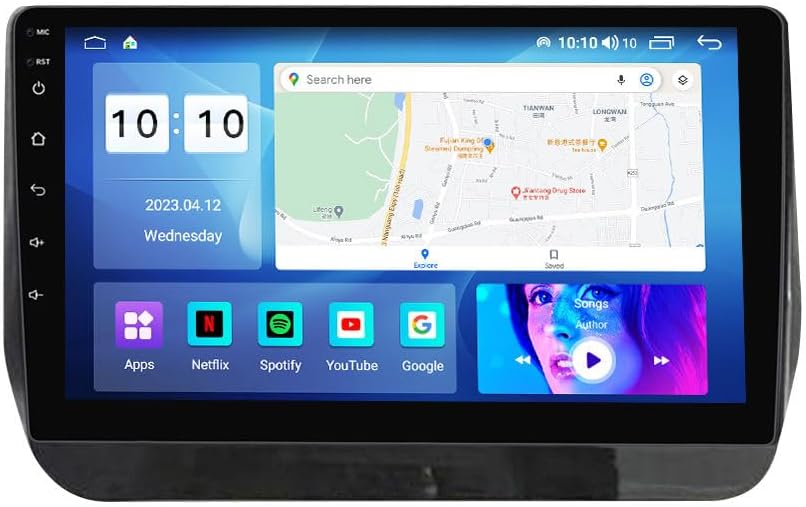 Android Car Stereo for Hyundai H1 2019,9 inch IPS Touchscreen with Upgrade Wireless CarPlay & Android Auto,WiFi/GPS,Support SWC and Subwoofer,8-Core 8G+256G